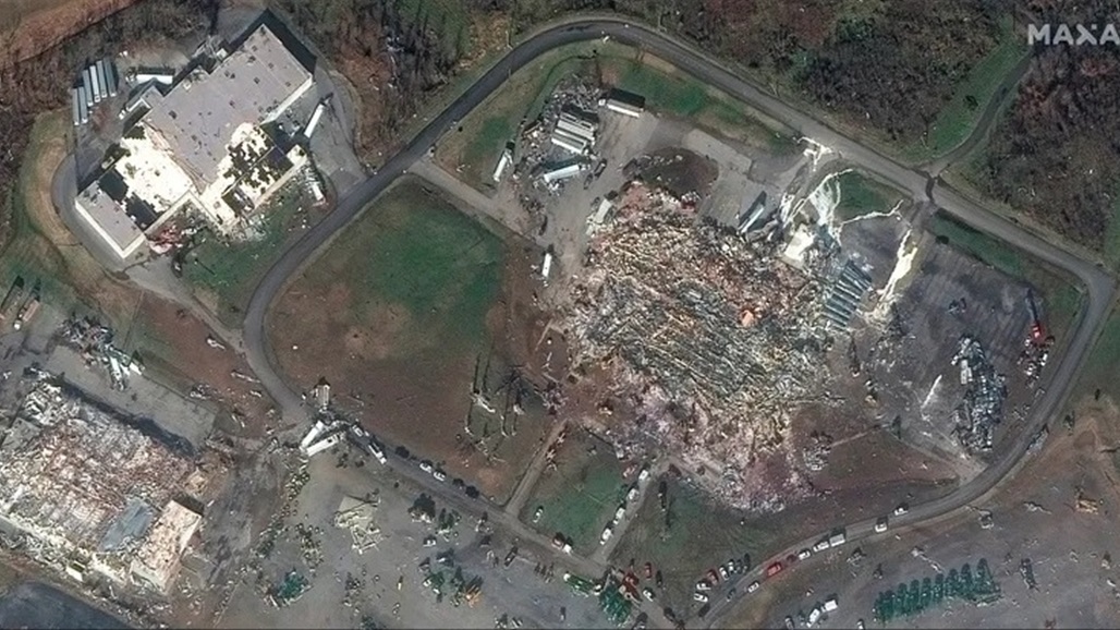 صورة فضائية تكشف حجم "كارثة أمريكا"