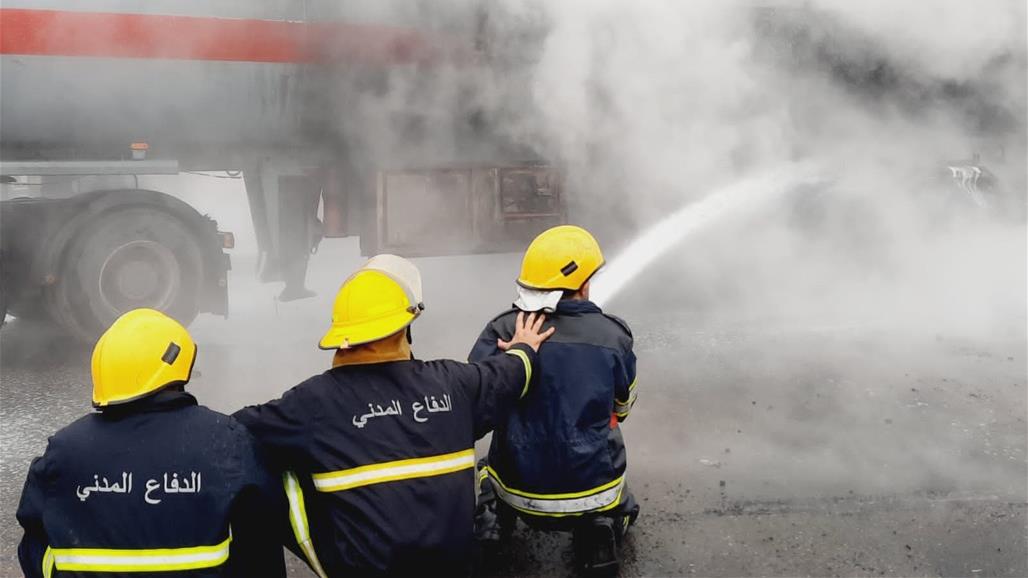 اندلاع حريق بصهريج داخل محطة وقود حكومية في الشرقاط – عاجل