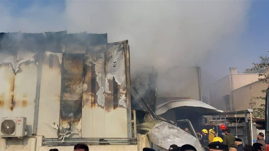 اندلاع حريق داخل مذخر أدوية وسط بغداد - عاجل