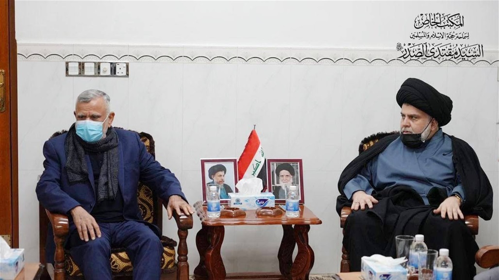 الصدر يلتقي العامري في النجف- عاجل