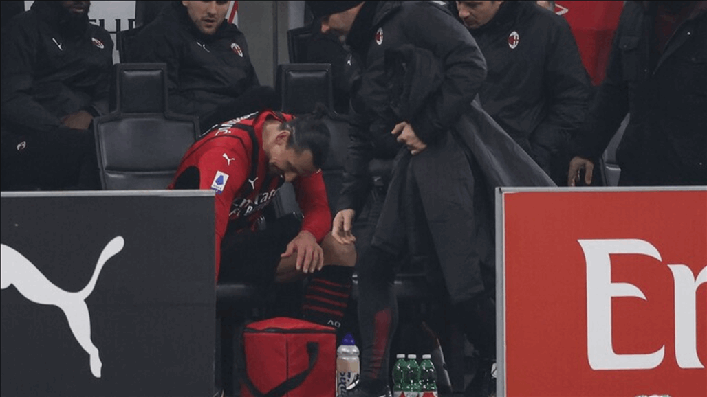 الكشف عن سبب إصابة إبراهيموفيتش في كلاسيكو إيطاليا