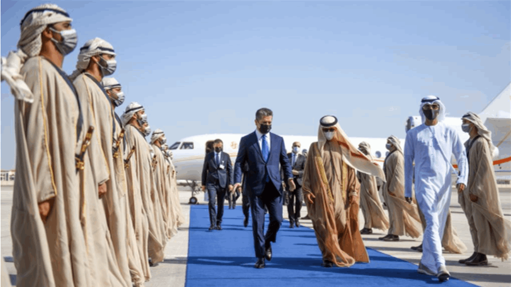 بارزاني يبدأ زيارته إلى الإمارات.. هذا ما سيبحثه 