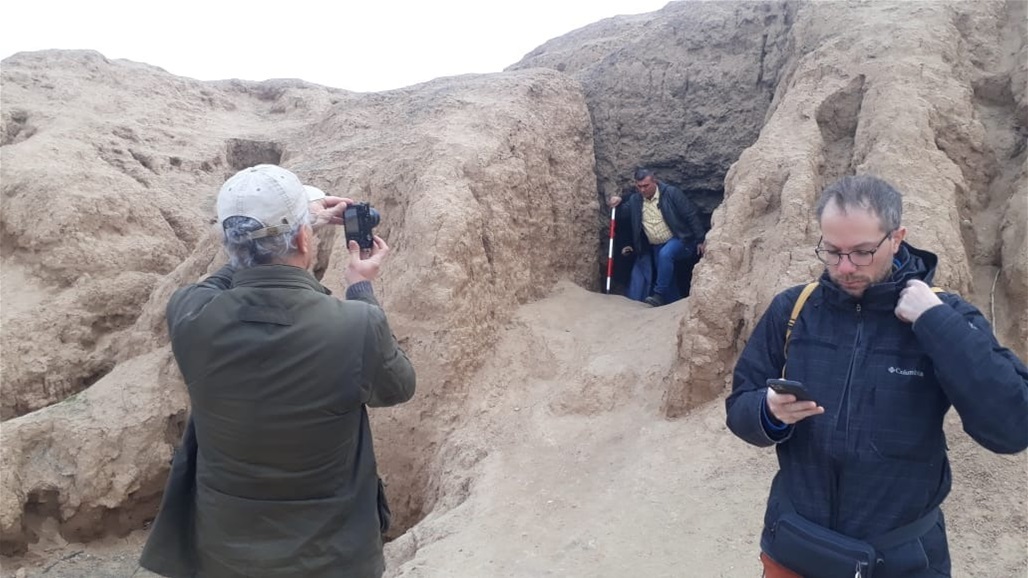 فريق اوروبي يزور مدينة "اشور" الاثرية ويقدمون مقترحا (صور)