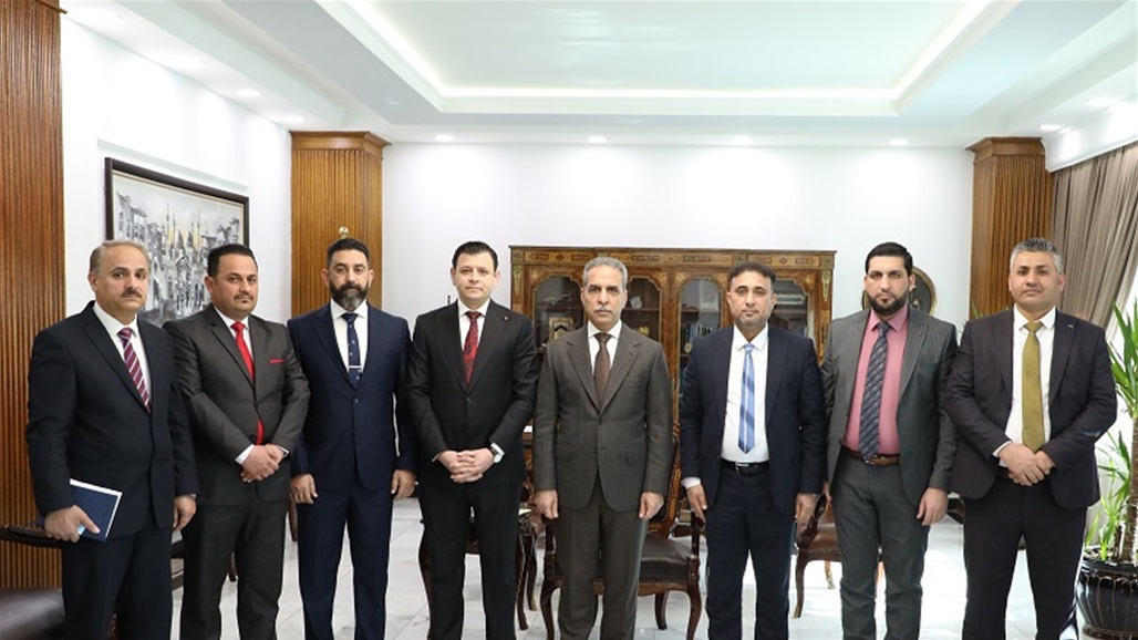 فائق زيدان يستقبل رئيس واعضاء جمعية المحققين القضائيين