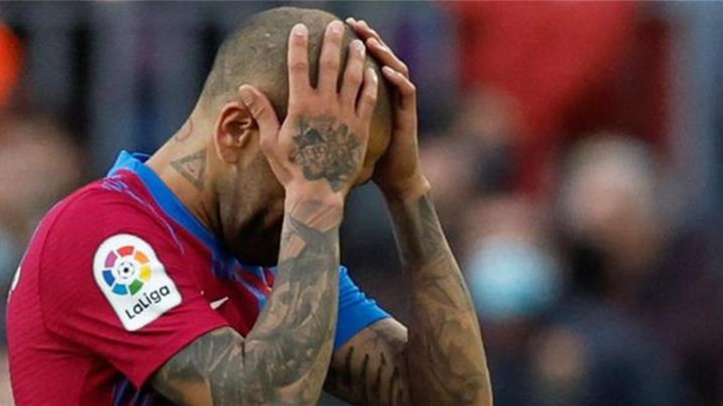 تأكيد غياب ألفيس عن مواجهتي إسبانيول وفالنسيا