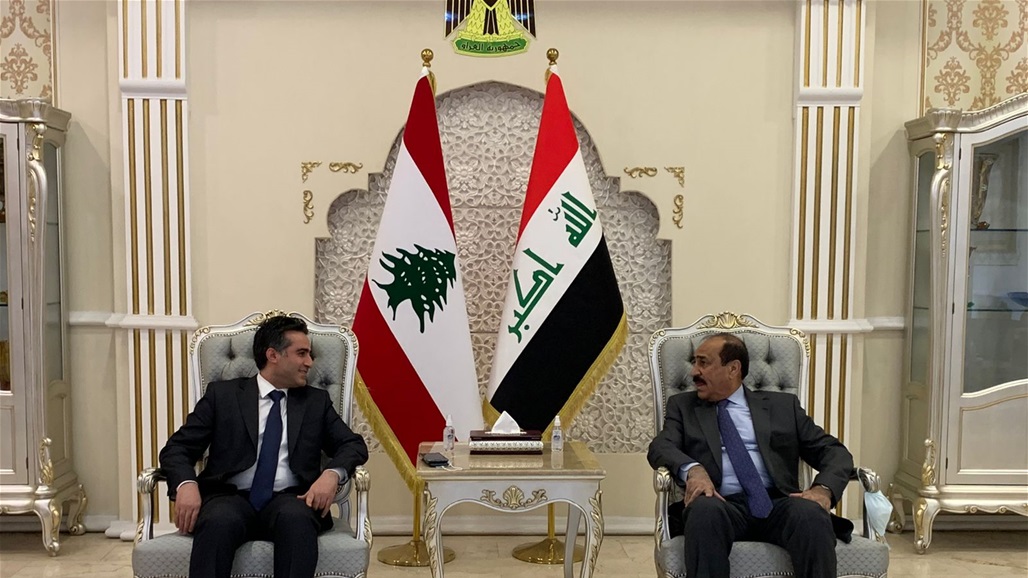 وزير الأشغال اللبناني يحط في بغداد (صور)