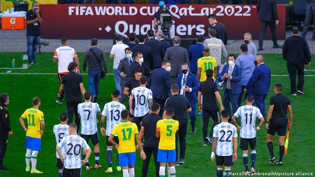"فيفا" يقرر اعادة مباراة البرازيل والارجنتين في تصفيات المونديال