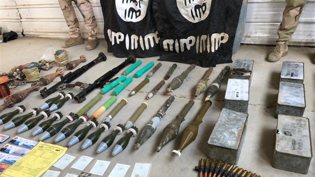 بغداد.. الإطاحة بإرهابيين وضبط وكر وثلاثة اكداس متفجرات 