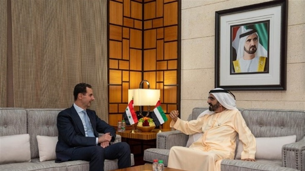 الاسد يزور الامارات ويلتقي محمد بن راشد