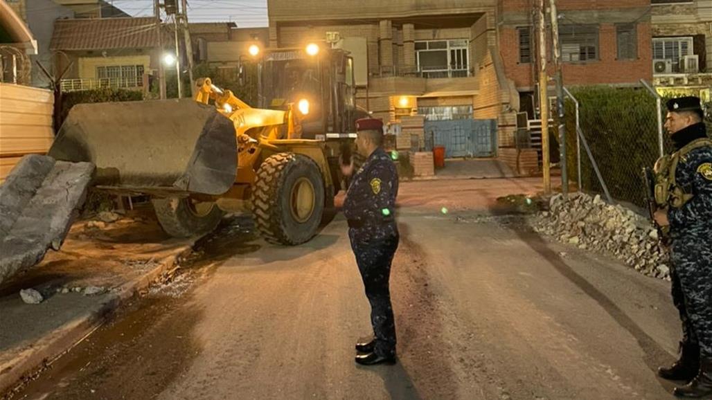 فتح شارع حيوي في بغداد (صور)
