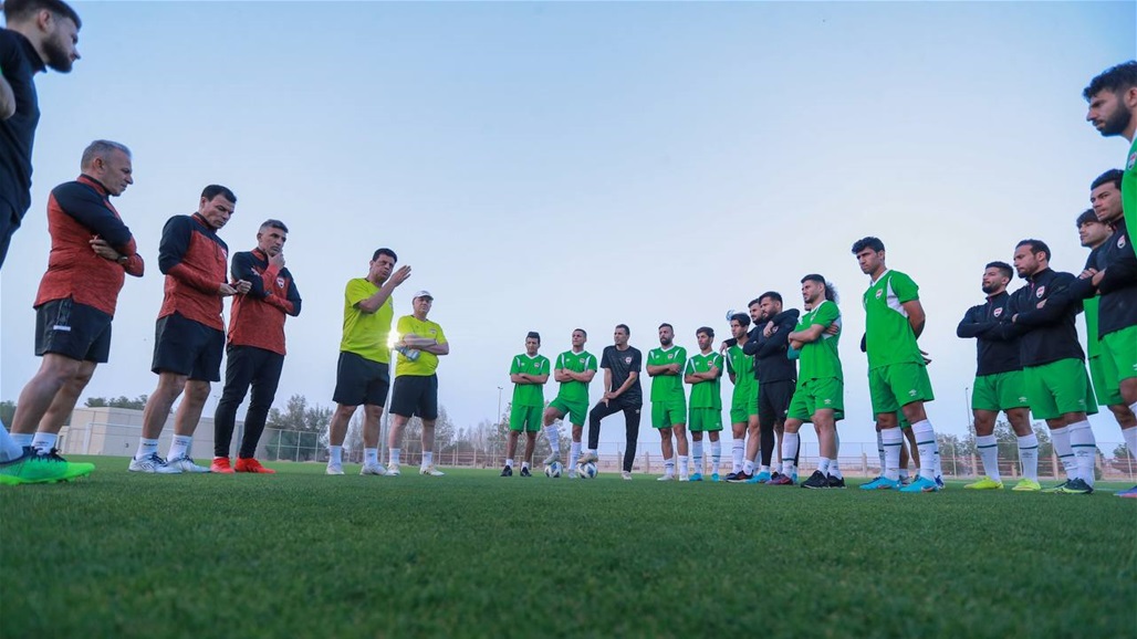 أسود الرافدين يعاودون استعداداتهم قبيل موقعة سوريا