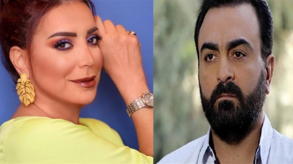 طليق شكران مرتجى يزورها في صاله العزاء (صورة)