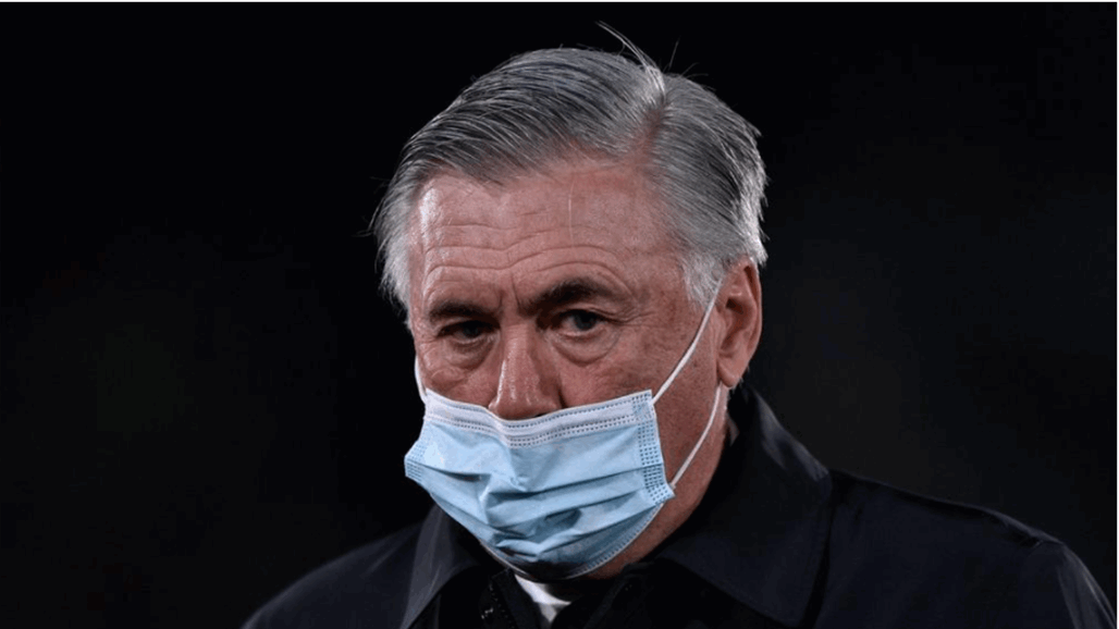 ريال مدريد يعلن إصابة أنشيلوتي بكورونا