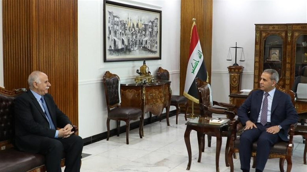 زيدان وسفير فلسطين يبحثان القضايا القانونية الخاصة بالفلسطينيين في العراق