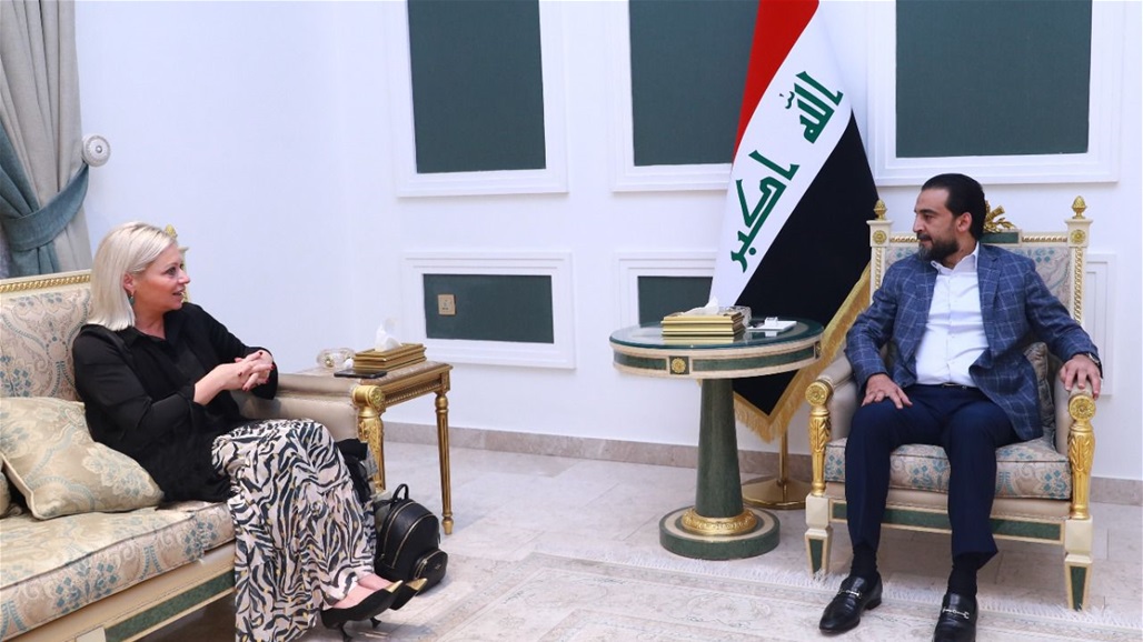 الحلبوسي يبحث مع بلاسخارت ملف تشكيل الحكومة