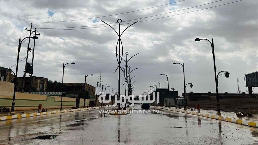 بالصور.. أمطار غزيرة في صلاح الدين