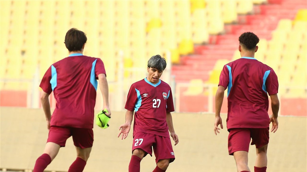 الوحدة التدريبة الاولى للمنتخب الأولمبي استعداداً لبطولة آسيا