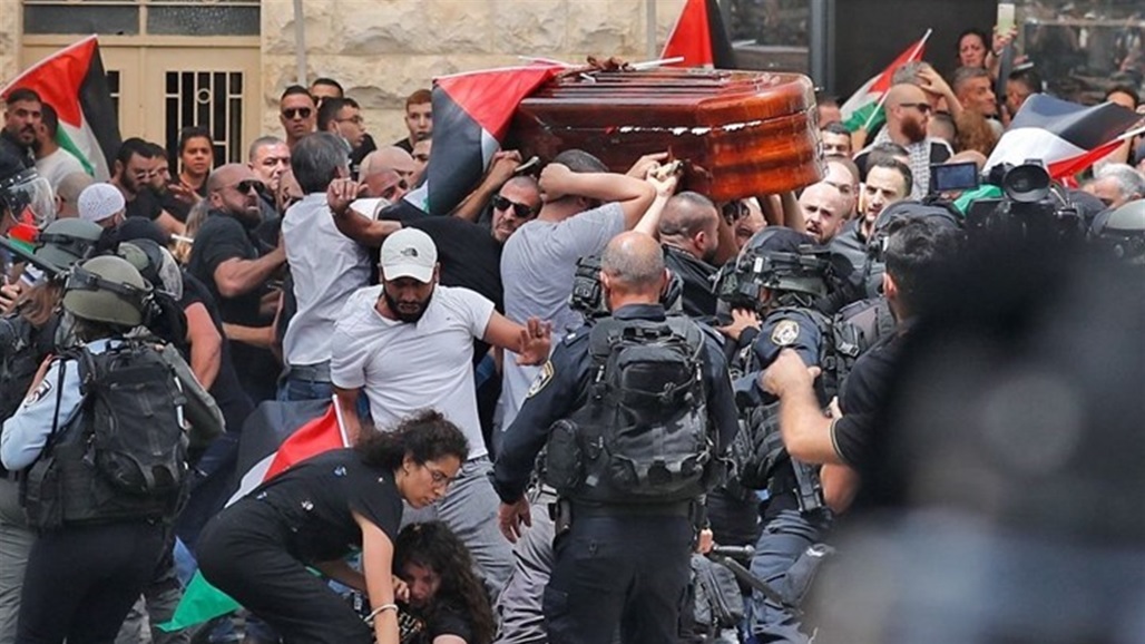 الاحتلال الاسرائيلي يعتقل "حامي تابوت" شيرين أبو عاقلة في القدس