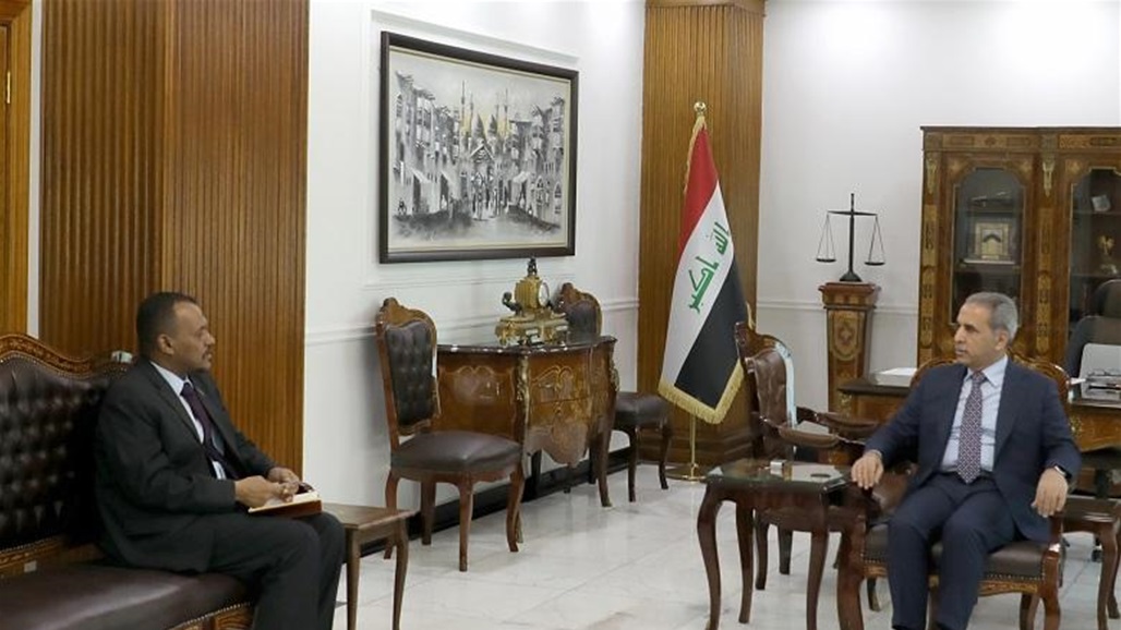 زيدان يبحث مع السفير السوداني إمكانية توقيع مذكرة تفاهم قضائية بين البلدين