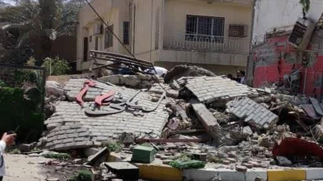 الدفاع المدني تعلن وجود أشخاص تحت أنقاض المبنى المنهار في الجادرية