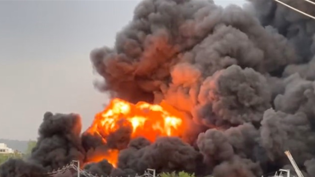 حريق هائل في شركة كيماويات في الولايات المتحدة الامريكية