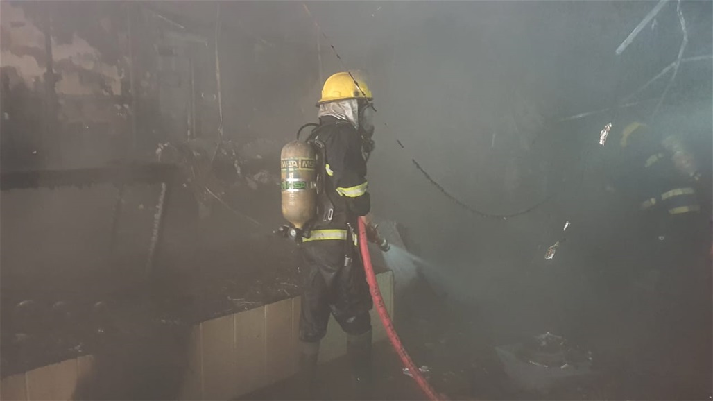 الدفاع المدني تخمد حريقا اندلع بكلية التربية في جامعة واسط