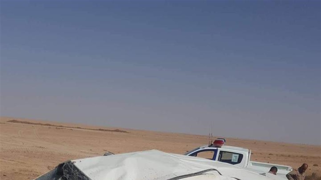 حادث سير مروري يودي بحياة السائق في واسط (صور)