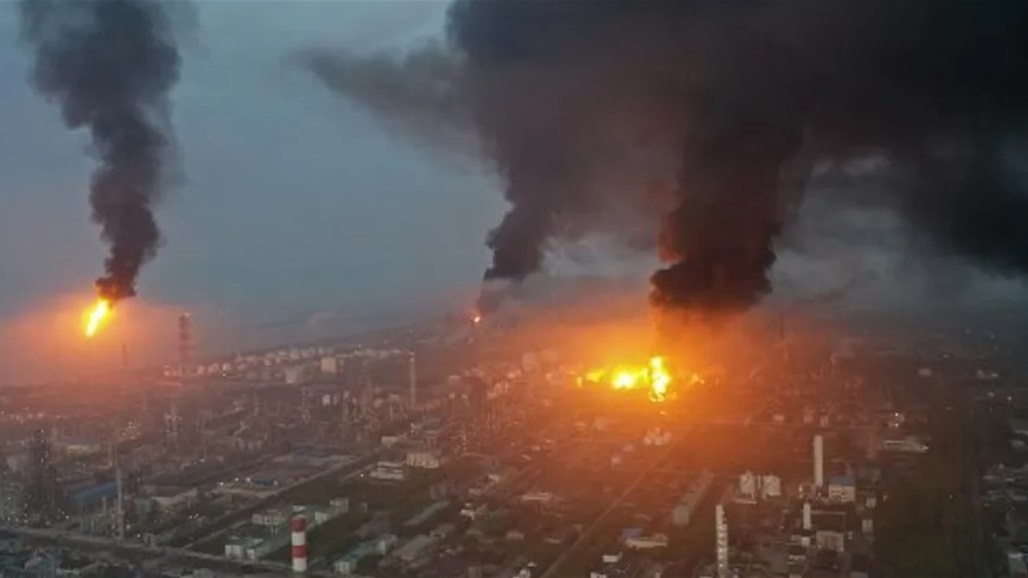 حريق ضخم يلتهم مصنعا في الصين (فيديو)