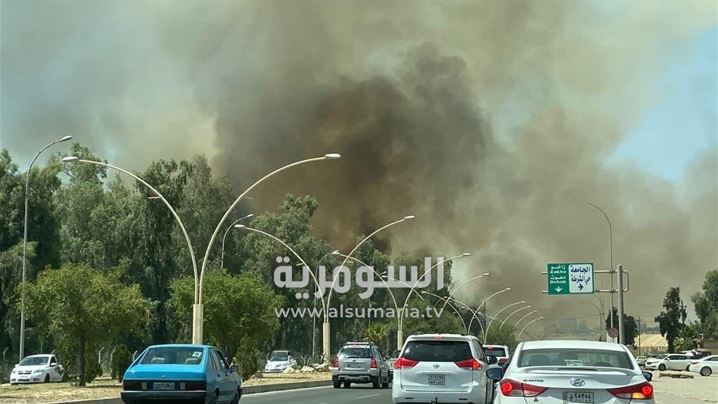 بالصور.. حريق هائل يلتهم غابات الموصل - عاجل