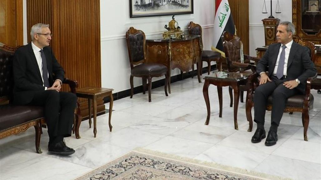 زيدان يبحث مع السفير الألماني التعاون القضائي والقانوني بين البلدين