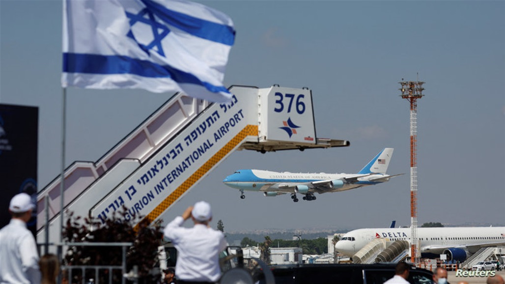 بايدن يصل إسرائيل في مستهل زيارته للشرق الأوسط