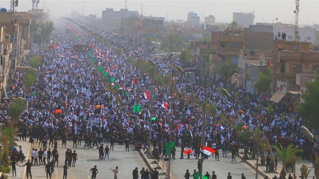 صور جديدة لجموع المصلين في مدينة الصدر
