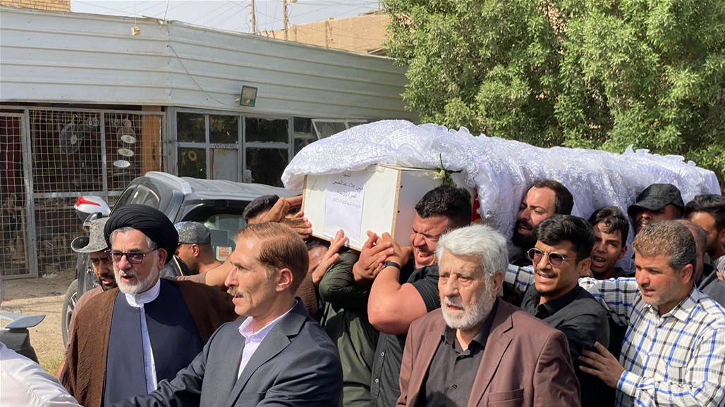 بالصور.. تشييع "عريس بغداد" الذي قضى في القصف التركي