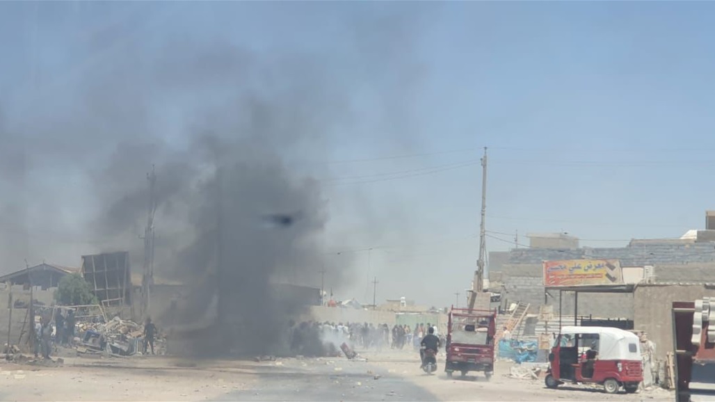 حرق إطارات وقطع طريق.. تظاهرات في الزعفرانية احتجاجا على إزالة التجاوزات (صور)