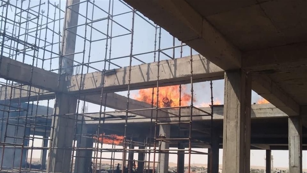 إخماد حريق داخل مستشفى قيد الإنشاء في ديالى