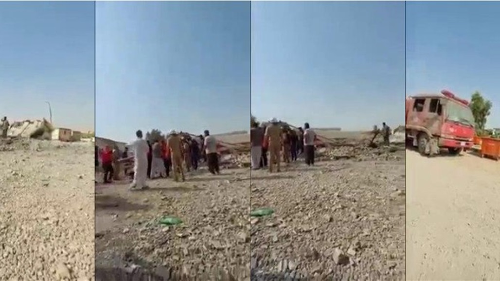 بالفيديو.. تفاصيل انفجار كدس العتاد في النجف