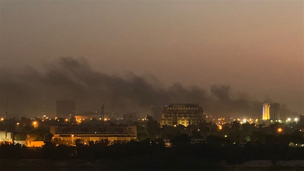 ارتفاع أعمدة الدخان ضمن مقتربات مجلس النواب في بغداد (صور)