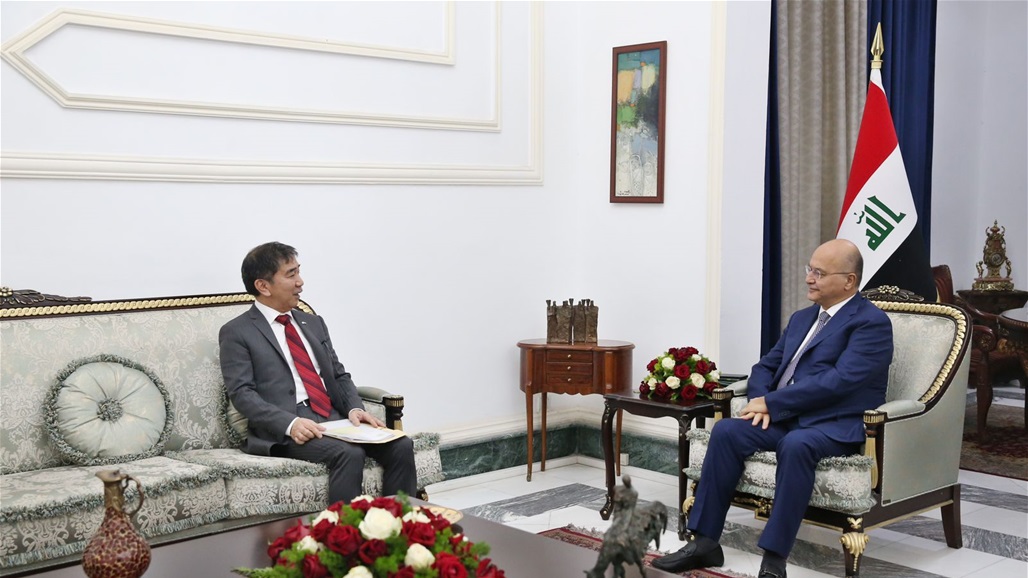 صالح يبحث مع السفير الياباني تعزيز العلاقات الثنائية بين البلدين
