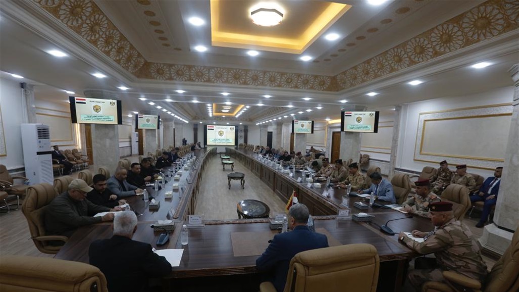 اجتماع أمني موسع يخص الزيارة الاربعينية (صور)