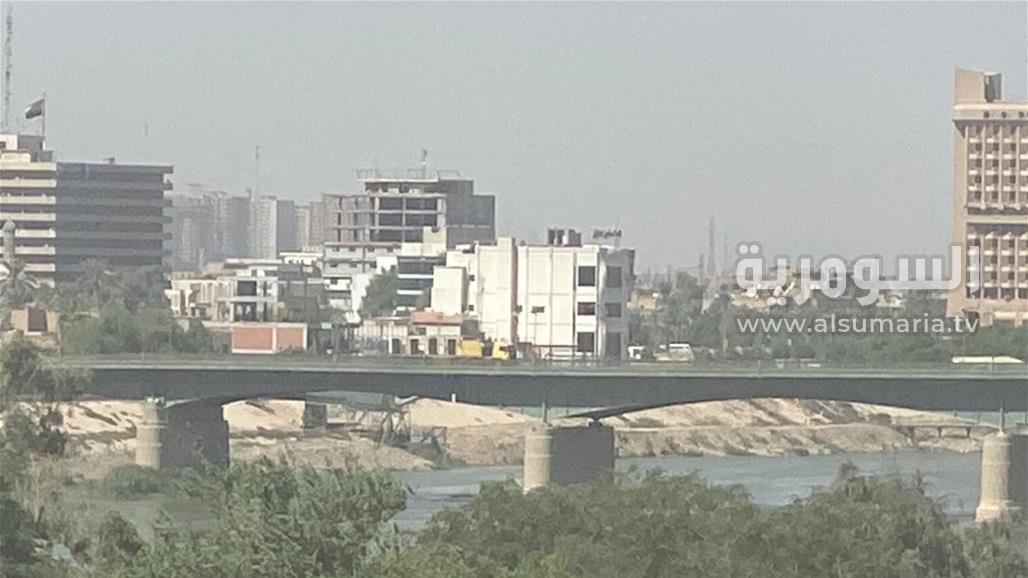 قطع جسر حيوي وسط بغداد (صور) - عاجل 