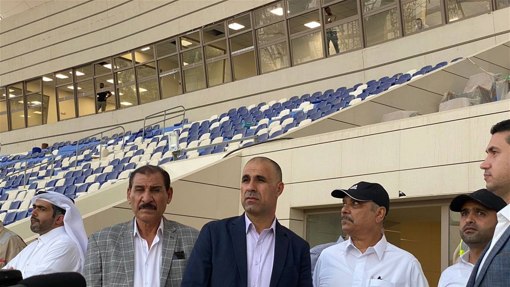 وفد اتحاد كأس الخليج العربي يزور ملعب الميناء الدولي
