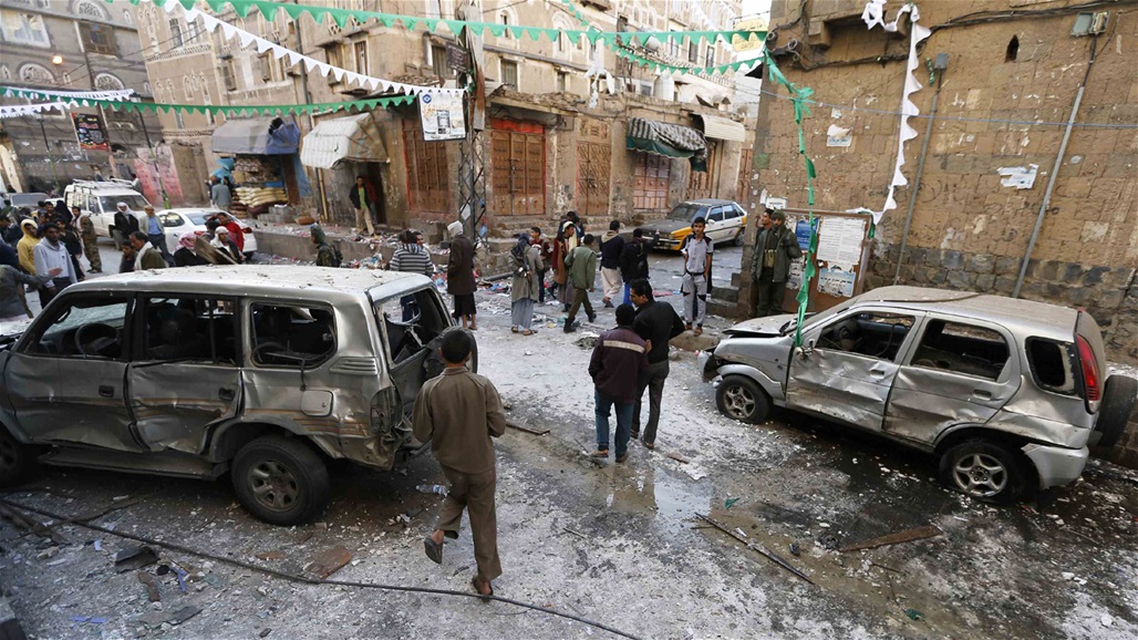 مقتل واصابة عشرة اشخاص بانفجار عبوة ناسفة في اليمن