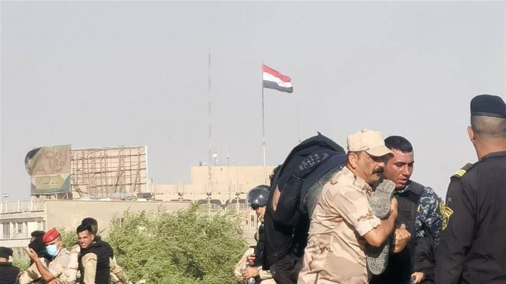 إصابة منتسب بـ "مكافحة الشغب" عند جسر الجمهورية