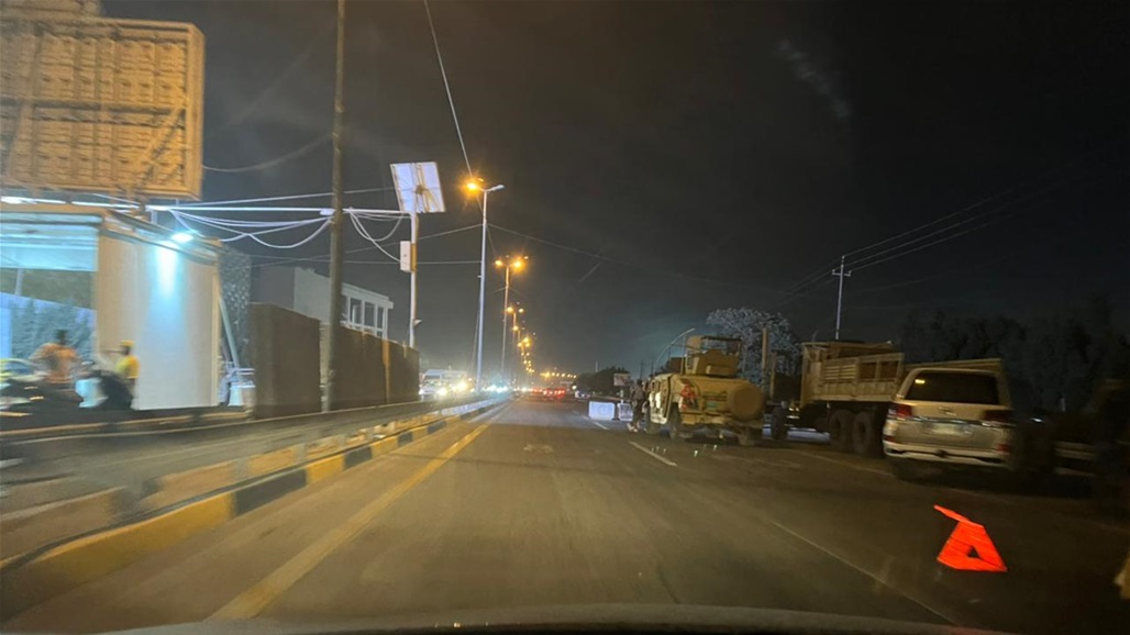 بالصور.. حواجز كونكريتية على جسر الطابقين وسط بغداد