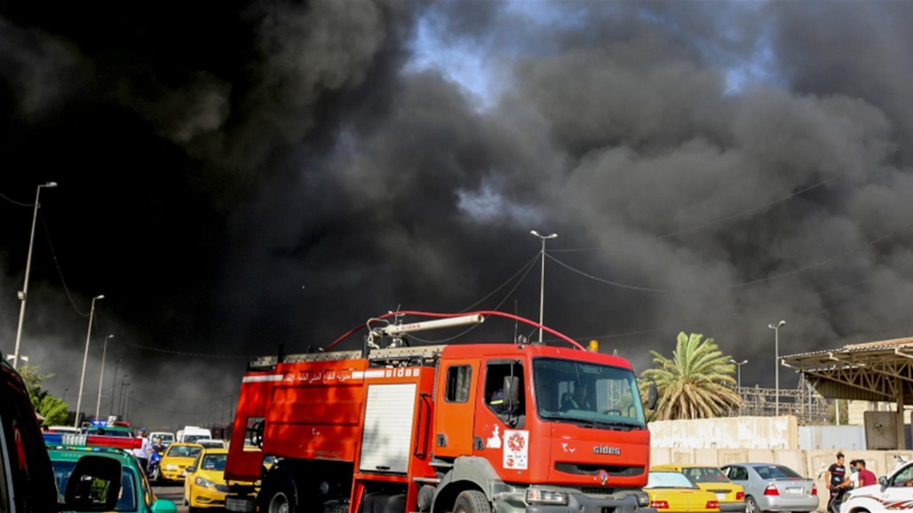 اندلاع حريق داخل مخزن في الشورجة ببغداد