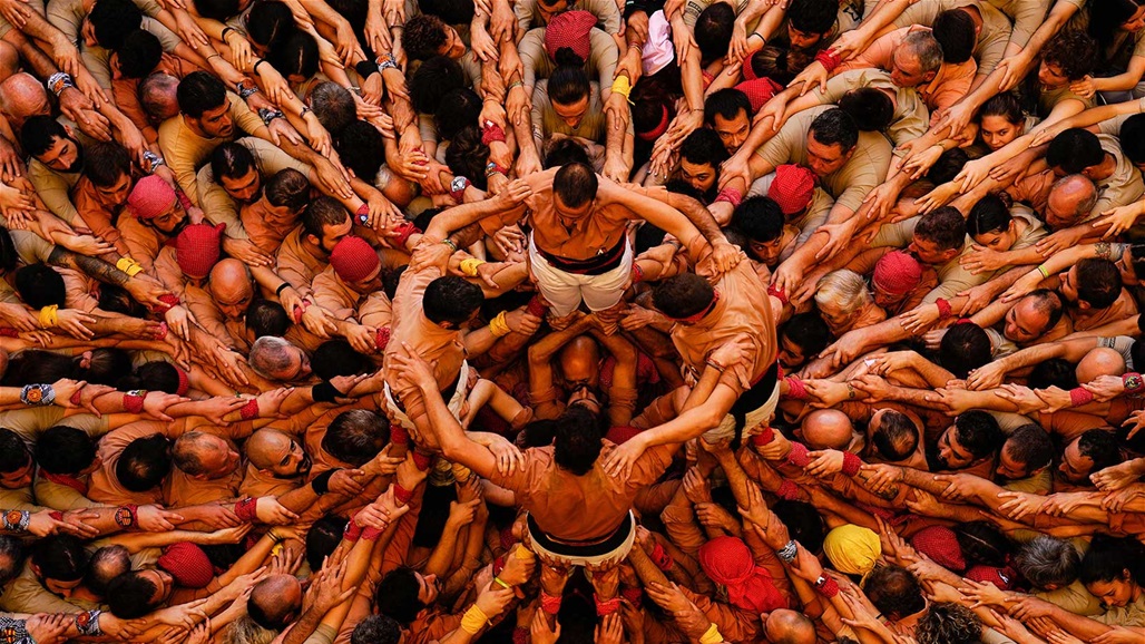 لأول مرة بعد كورونا.. إسبانيا تقيم مسابقة الهرم البشري (صور)