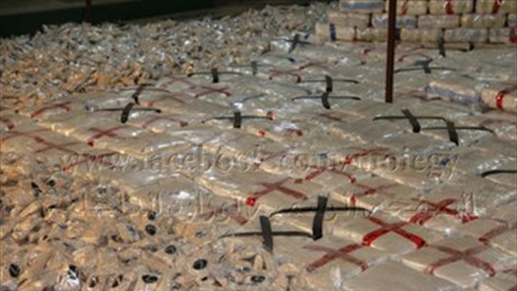 مصر.. احباط عملية تهريب كمية مهولة من المخدرات