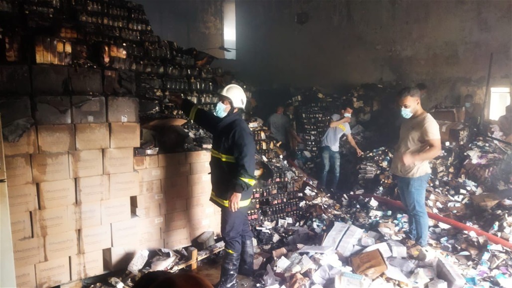 اندلاع حريق بمذخر مستشفى الشوملي في بابل (صور) 