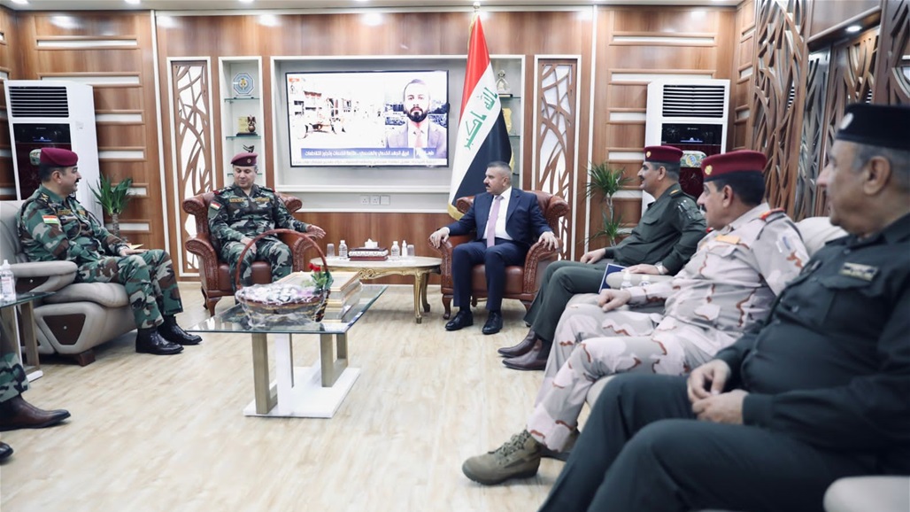 الداخلية والبيشمركة يؤكدان أهمية حماية الحدود ومنع تسلل الارهابيين 