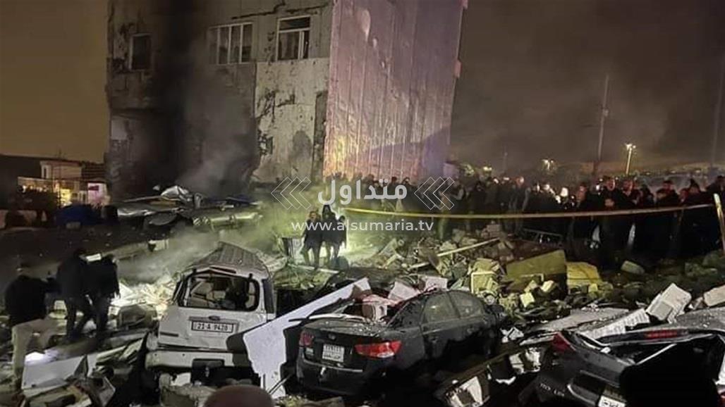18 قتيلاً وجريحاً بانفجار منظومة غاز في السليمانية